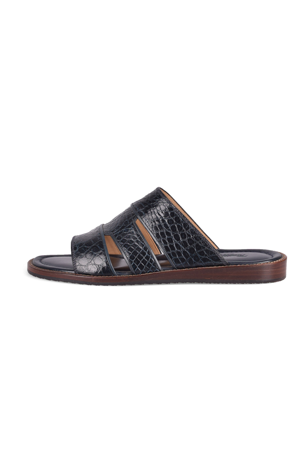 Кожаные шлёпанцы