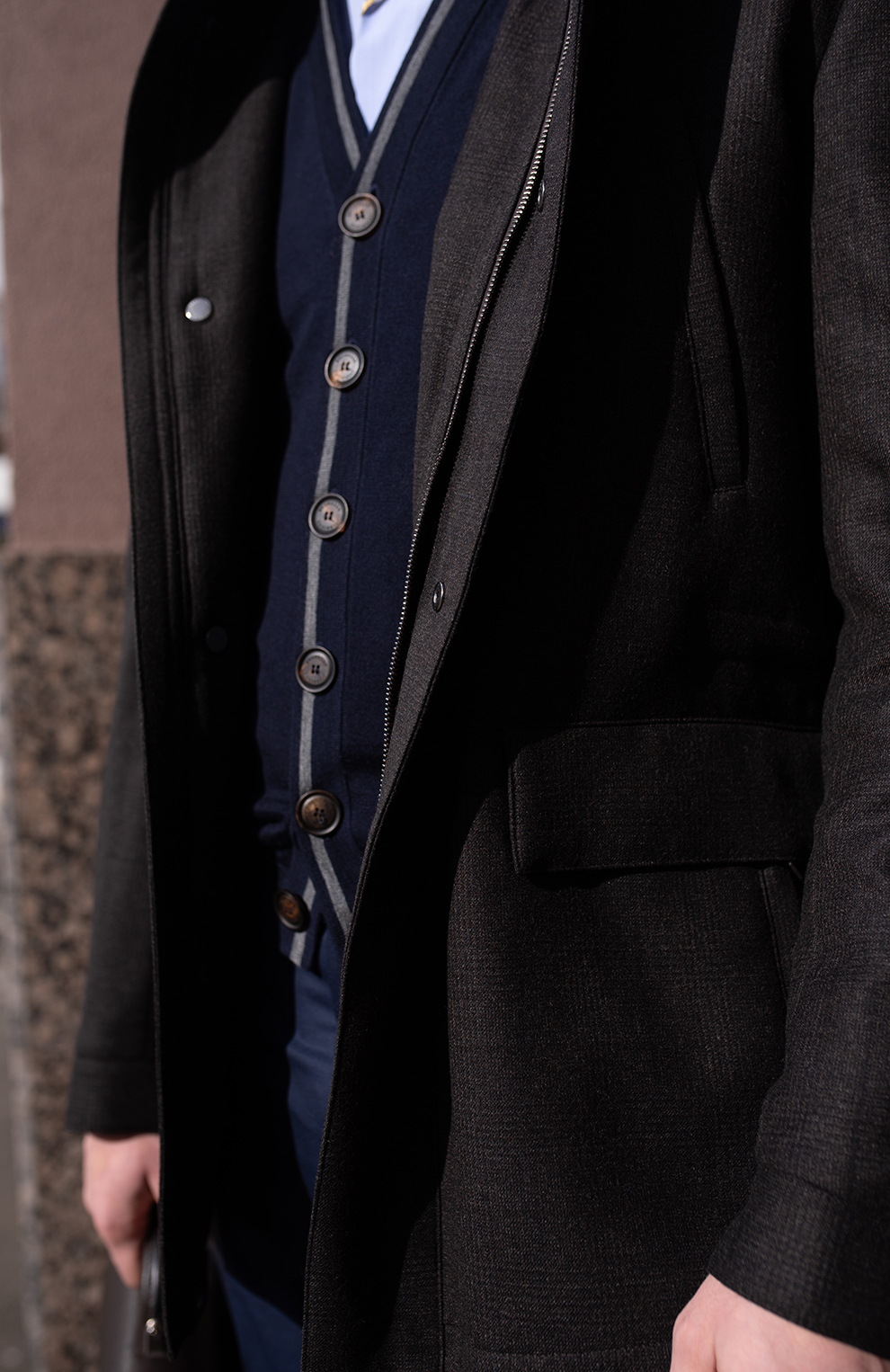 Кардиган из смеси шерсти и кашемира