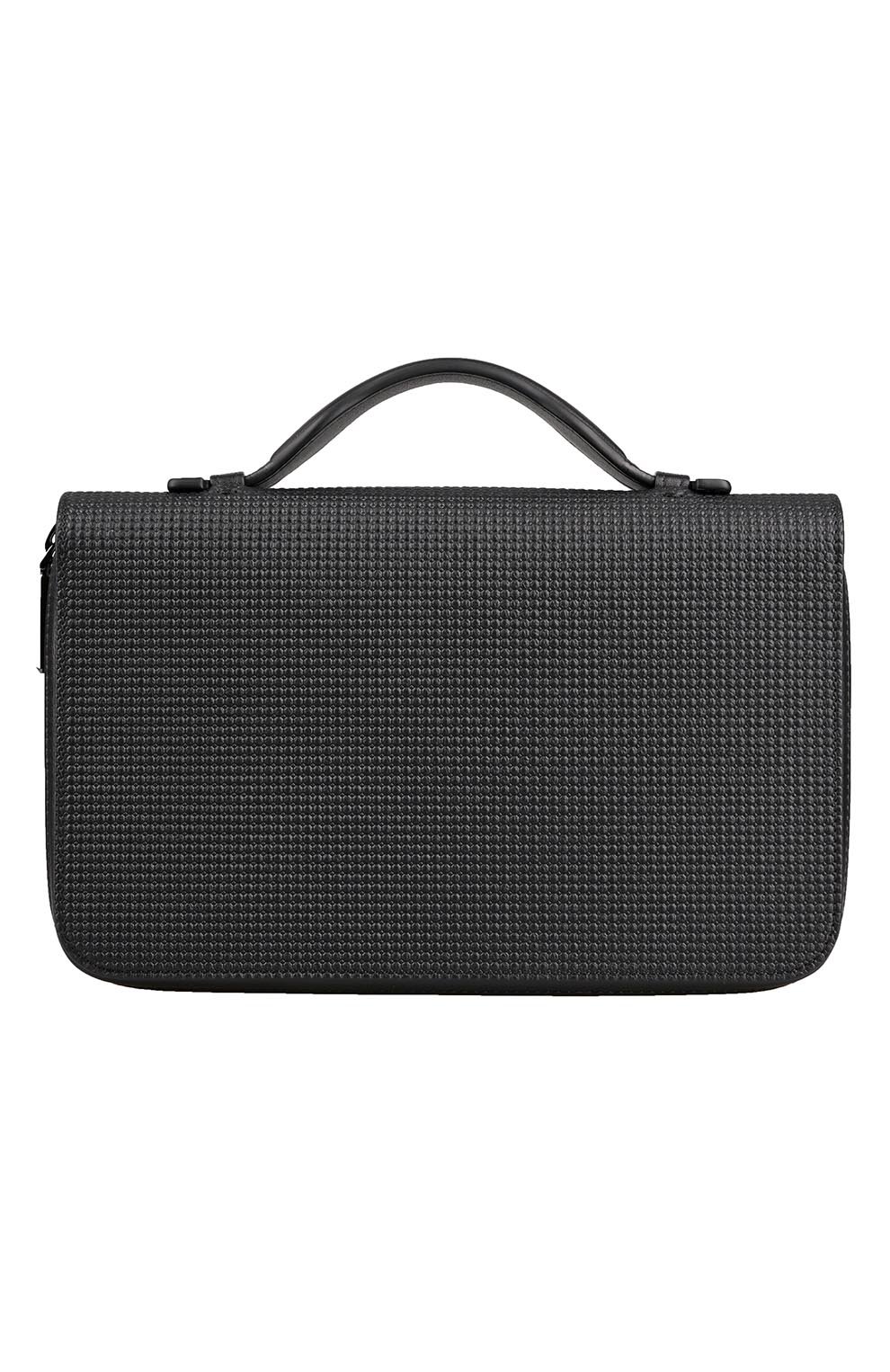 Борсетка с короткой ручкой из кожи с тисненым паттерном Asia