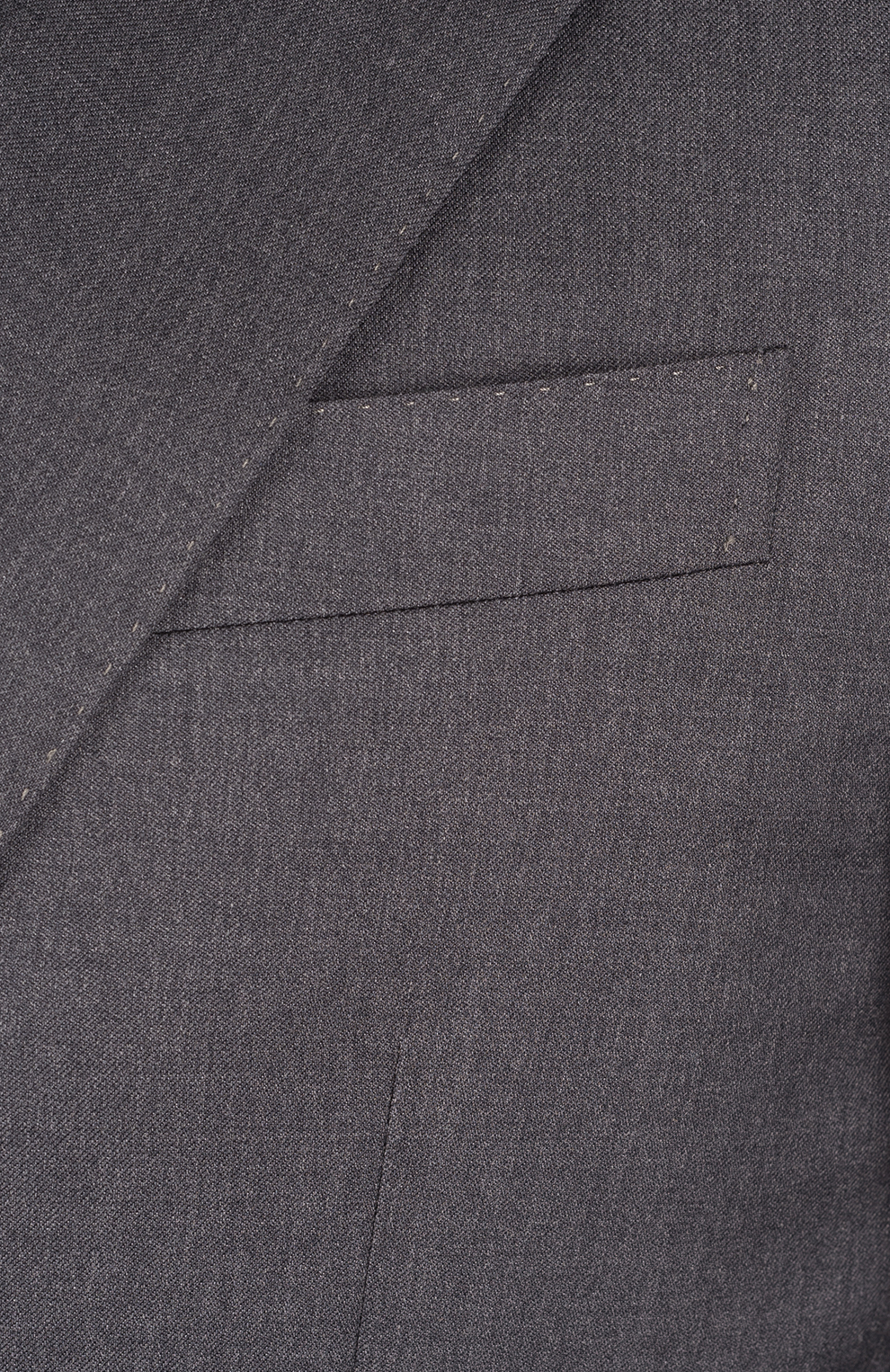 Однотонный шерстяной костюм