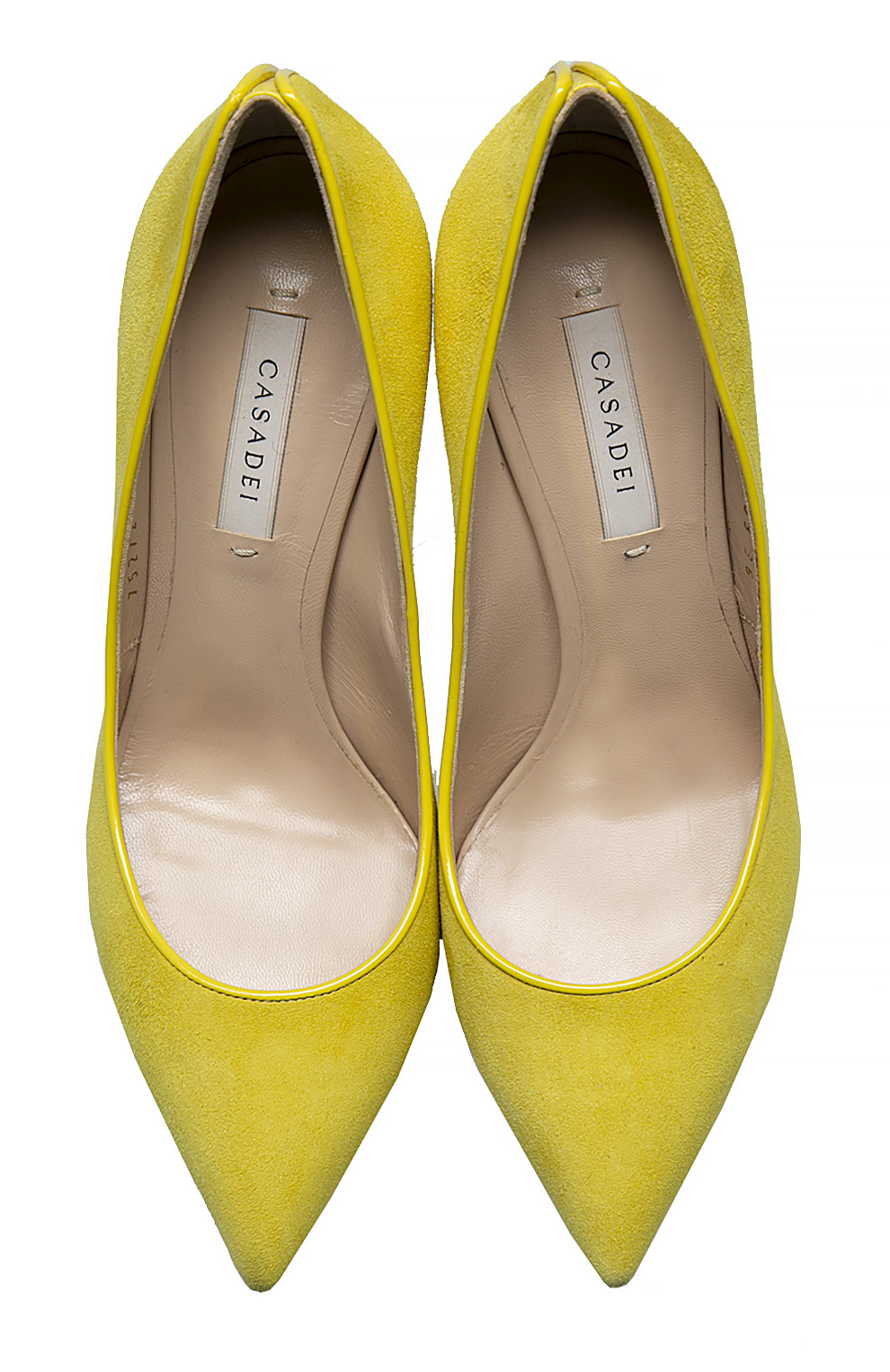 Замшевые туфли-лодочки