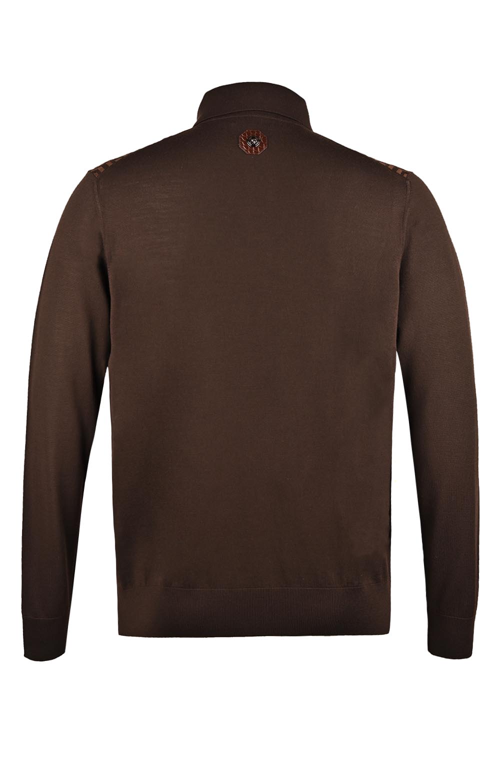 Поло из смеси шерсти и шёлка