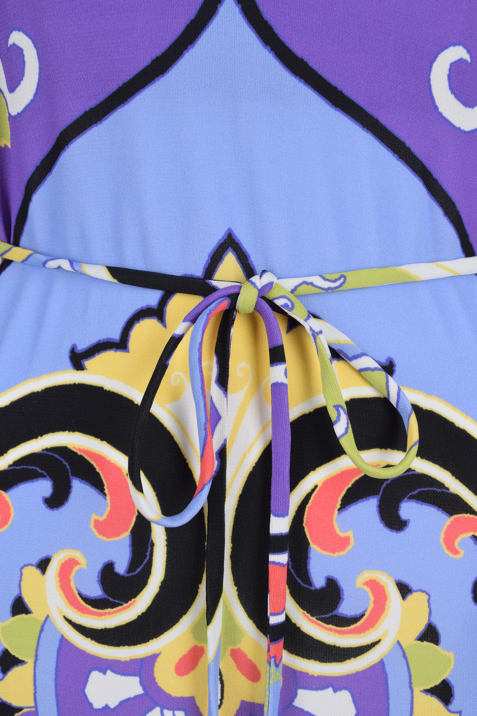 Платье свободного кроя с узором