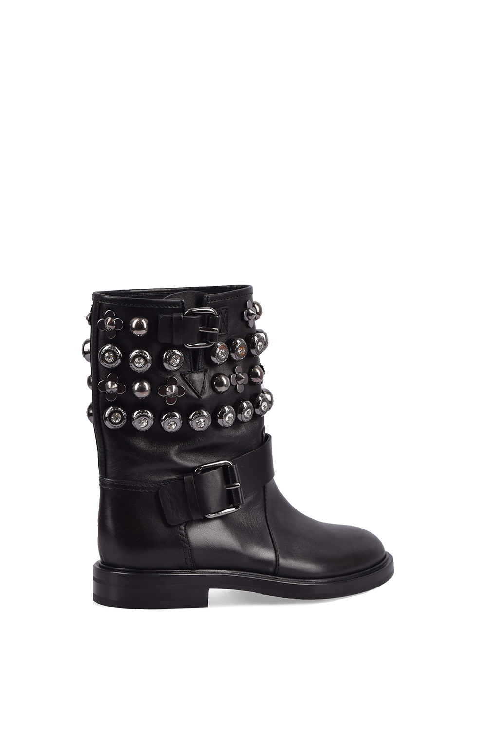 Ботинки с декором из страз