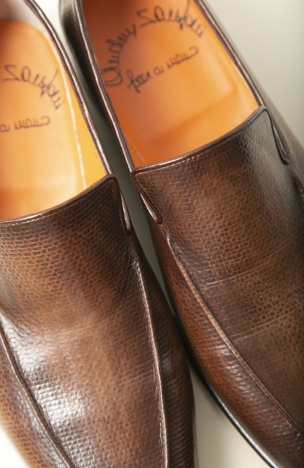 Кожаные лоферы SANTONI