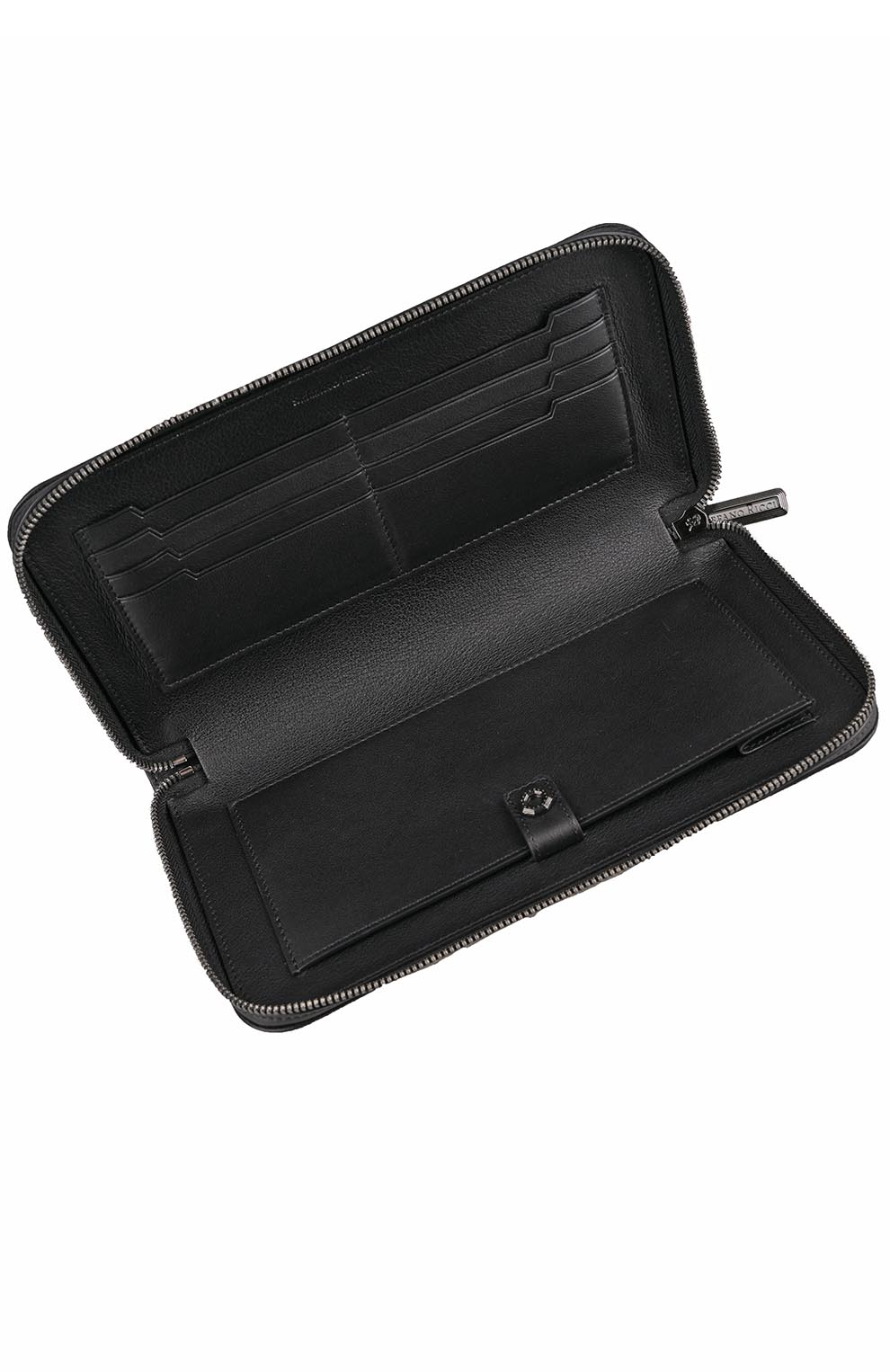 Кожаное портмоне-сумка с ручкой