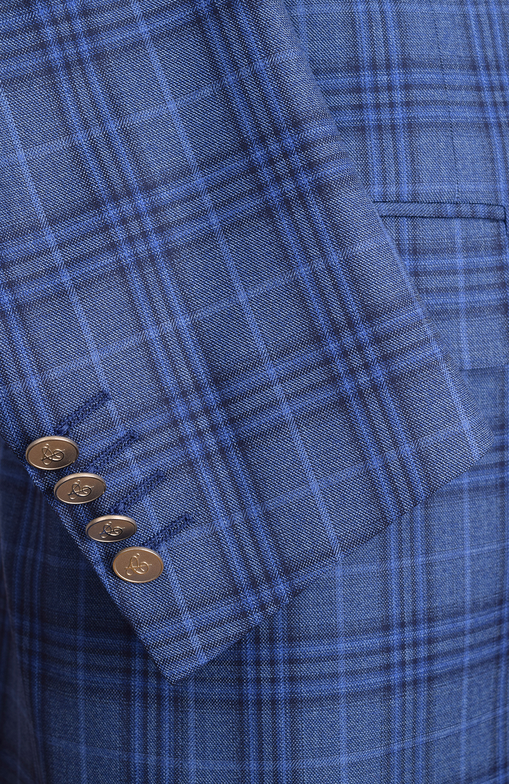 Однобортный шерстяной пиджак