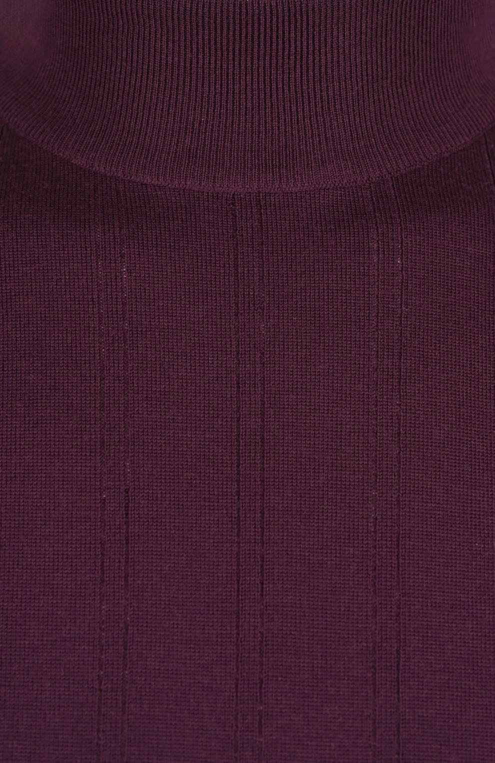 Джемпер с воротником-стойкой из шерстяного трикотажа