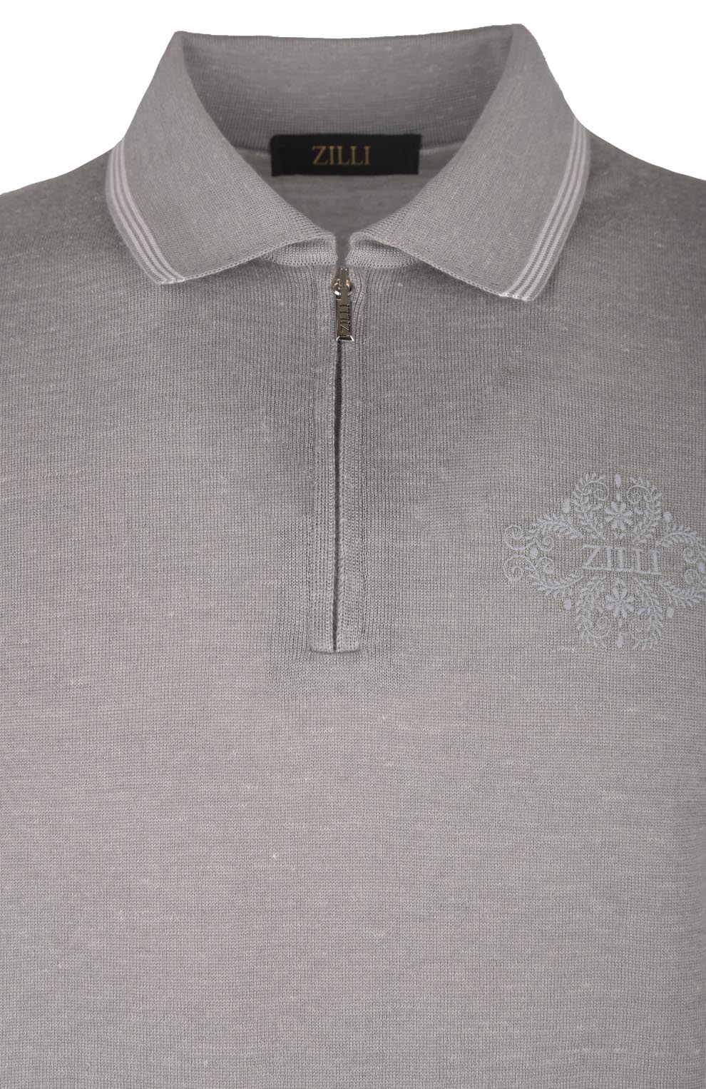 Поло из смеси кашемира, шёлка, льна и конопли