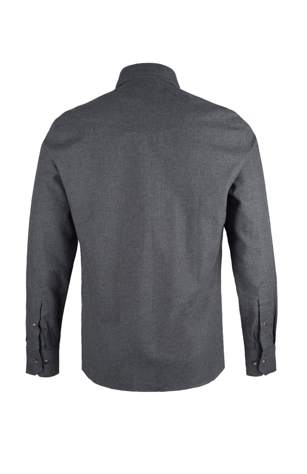 Хлопковая рубашка с накладными карманами