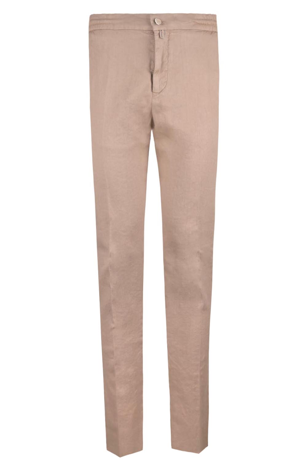 Брюки из льна и хлопка