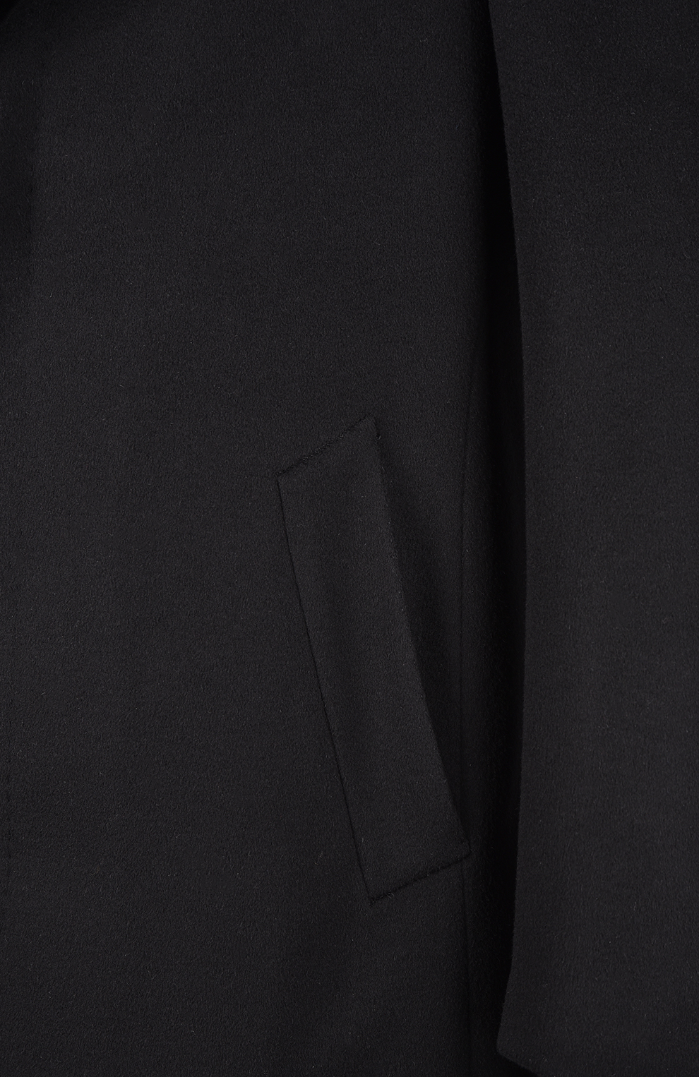 Кашемировое пальто с норковым воротником