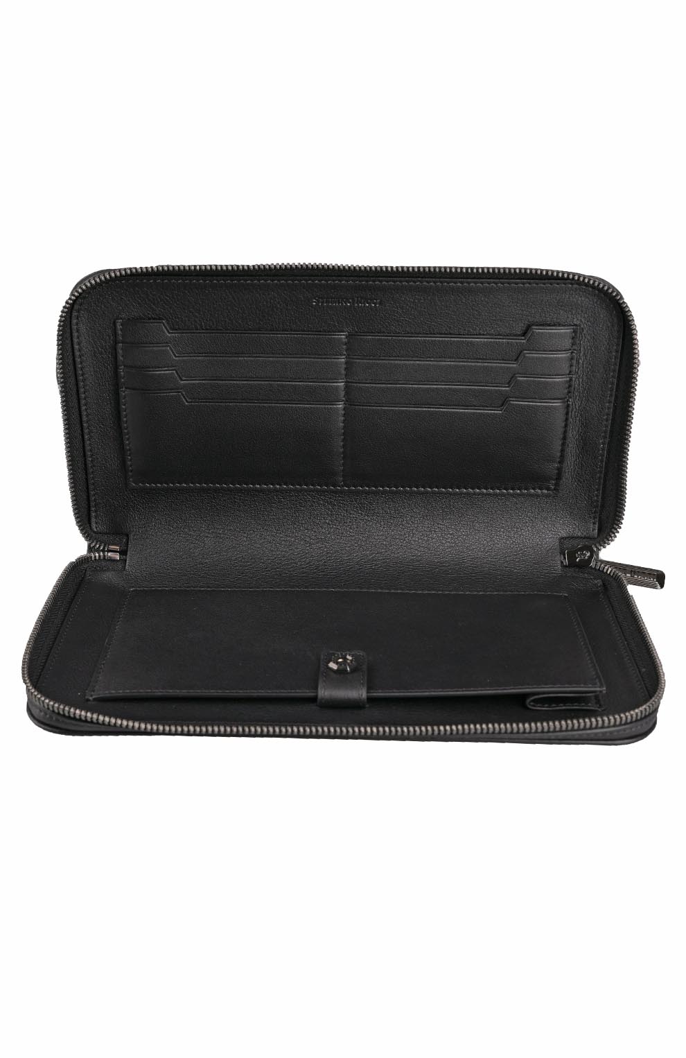 Кожаное портмоне-сумка с ручкой