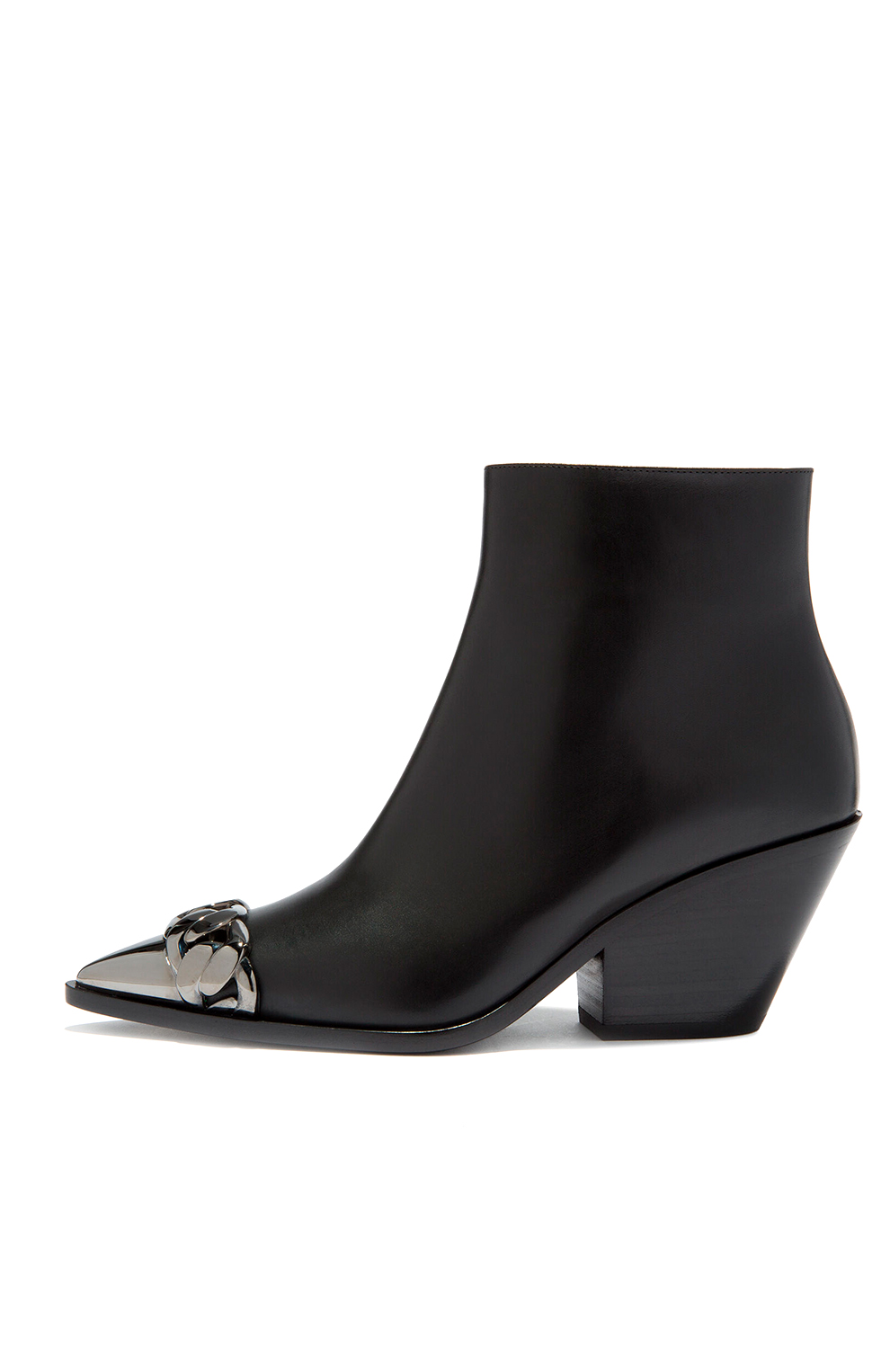 Ботильоны с серебристым носком