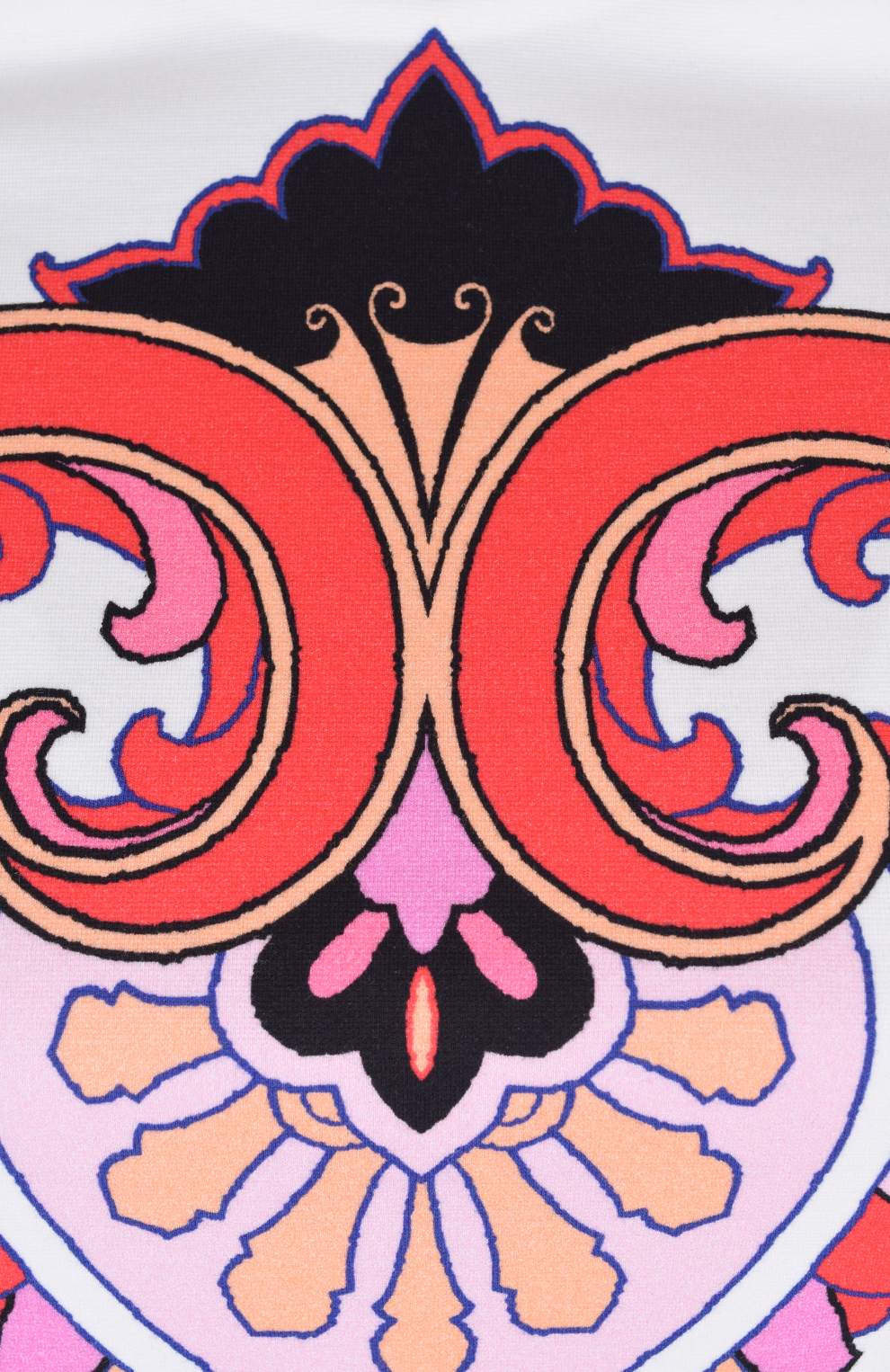 Хлопковый топ с принтом