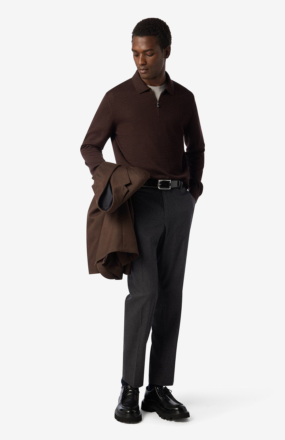 Брюки из смеси шерсти и кашемира