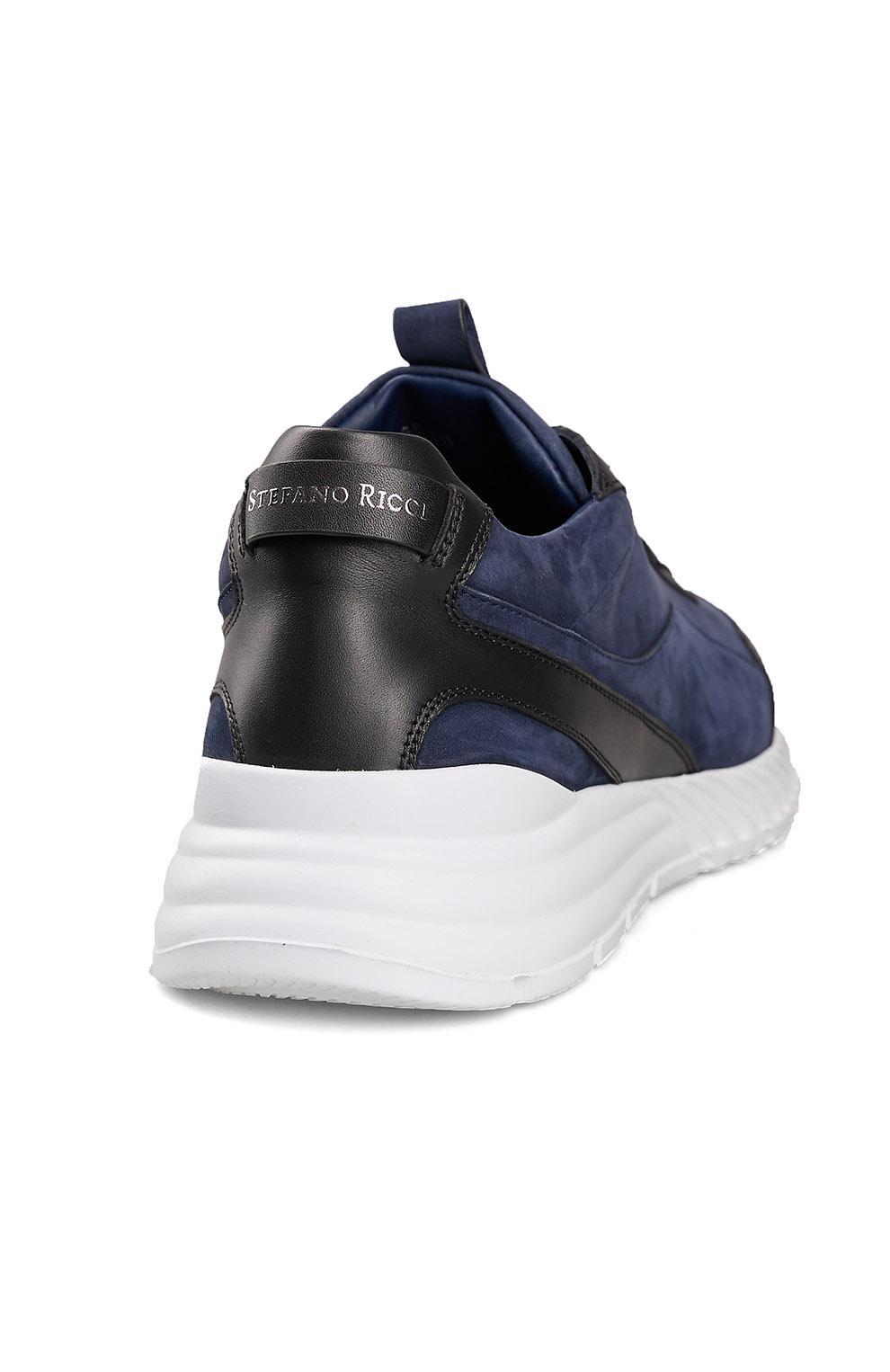 Кроссовки из замши и кожи