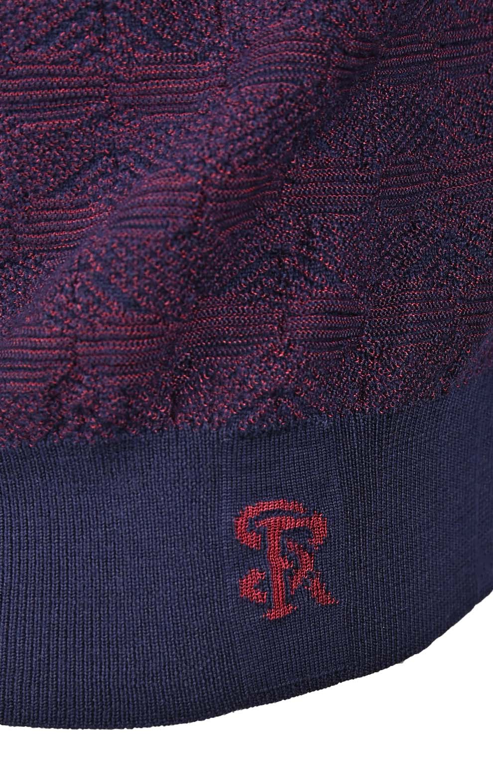 Поло из смеси шерсти, шёлка и кашемира