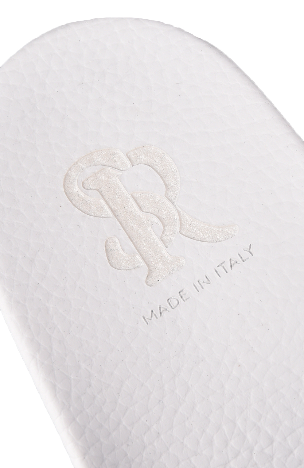 Шлёпанцы с мыском из кожи крокодила