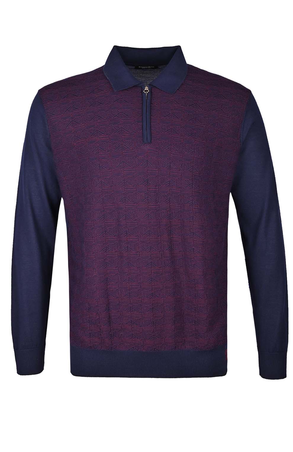 Поло из смеси шерсти, шёлка и кашемира