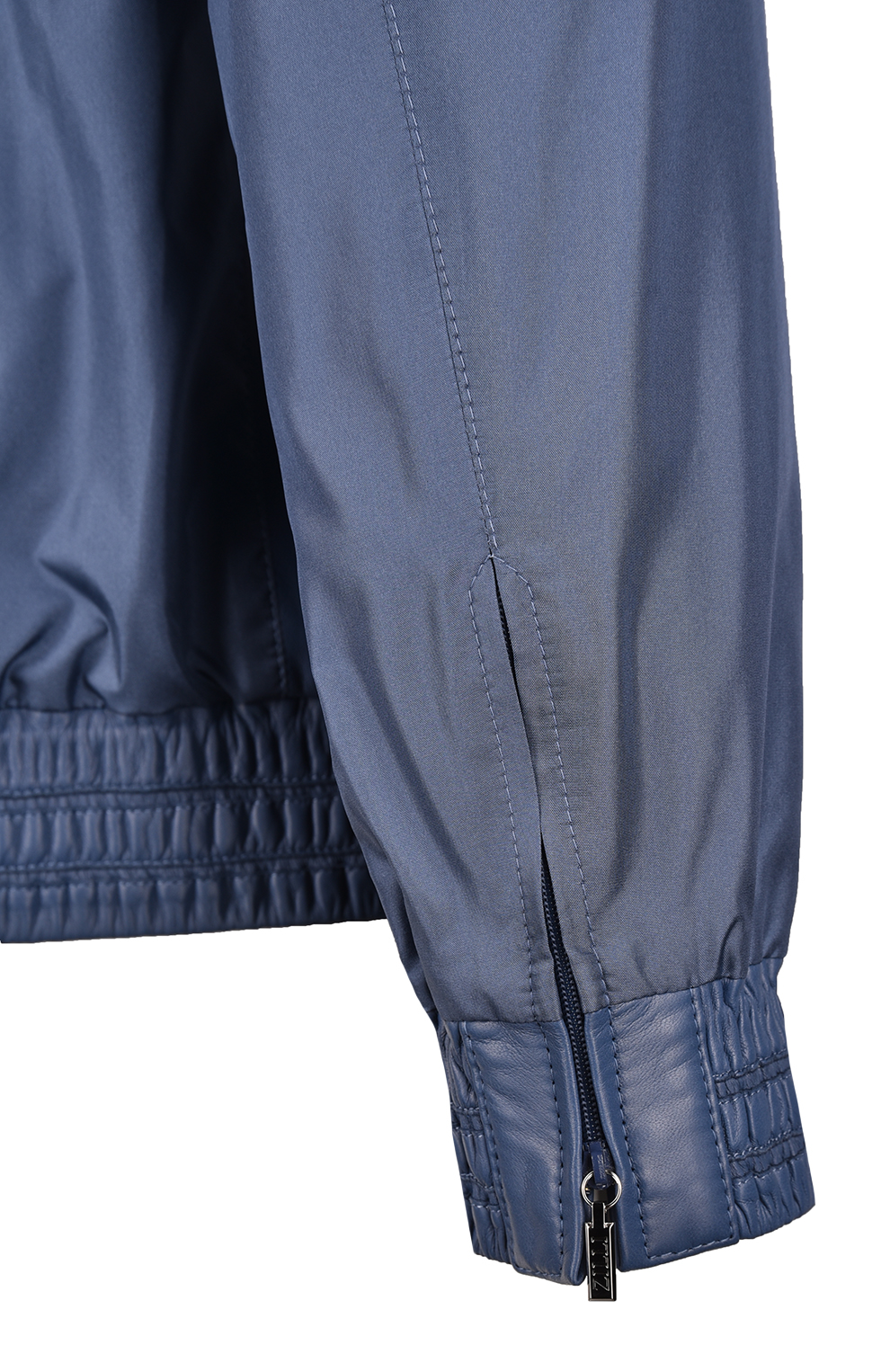 Куртка из кожи и шёлка