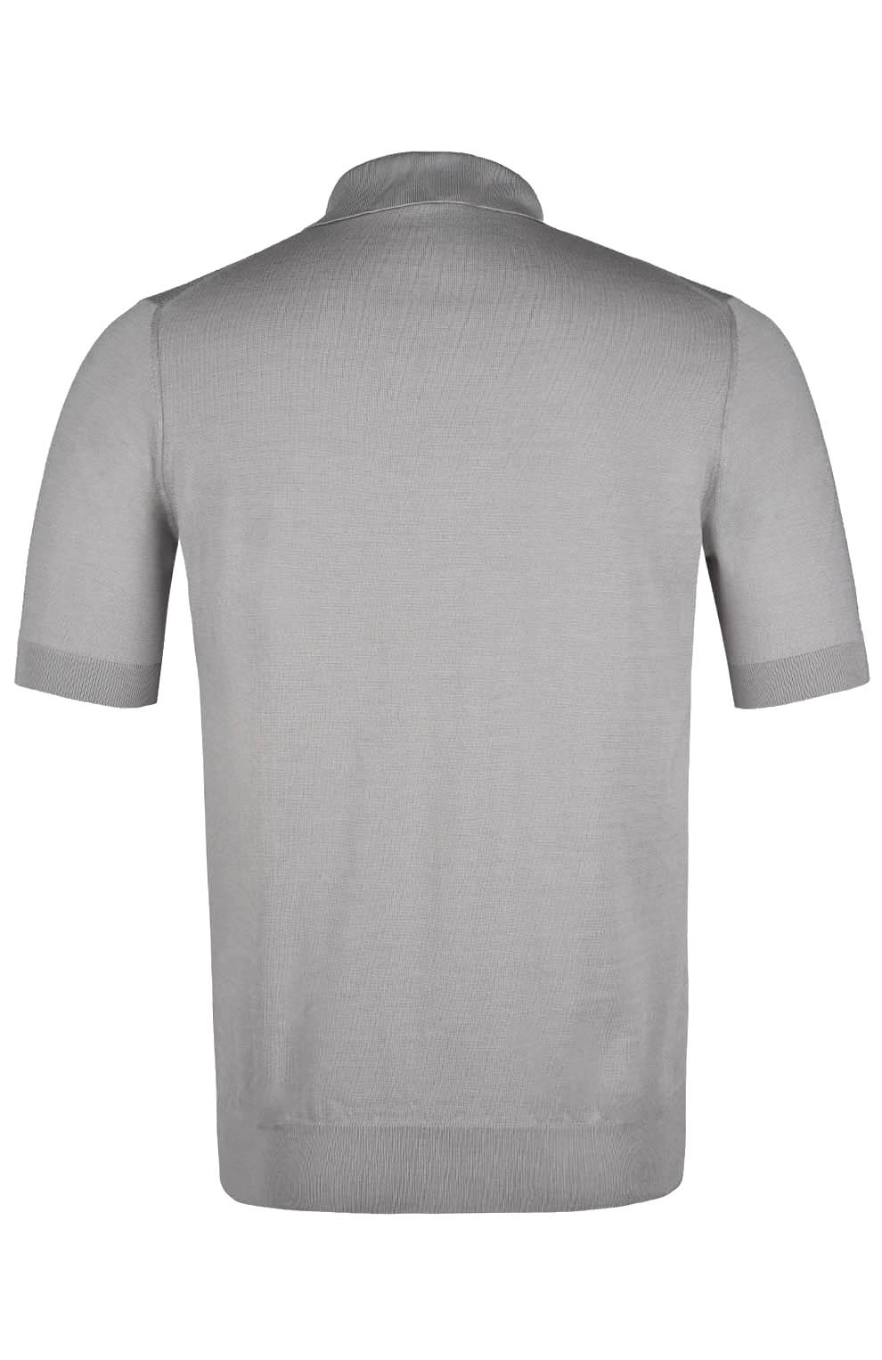 Рубашка-поло из смеси шёлка и хлопка на пуговицах