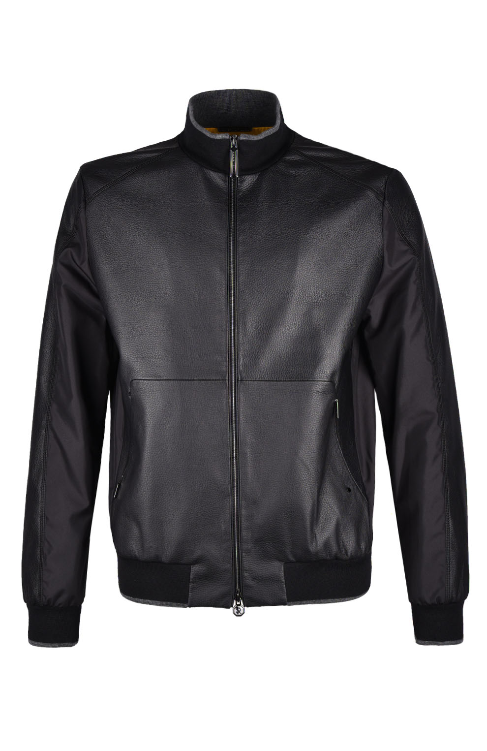 Куртка из кожи оленя и шёлка