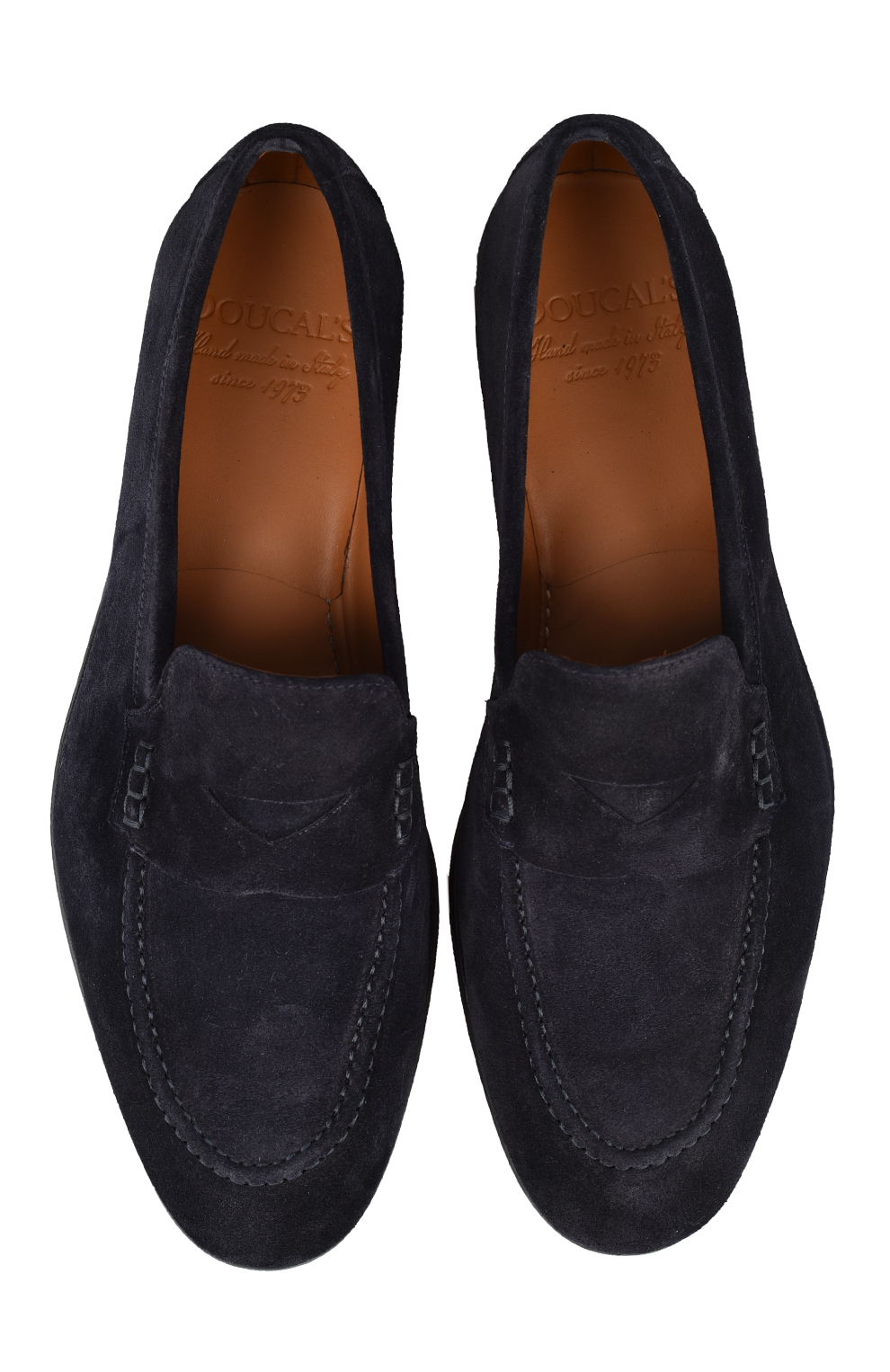 Замшевые пенни-лоферы