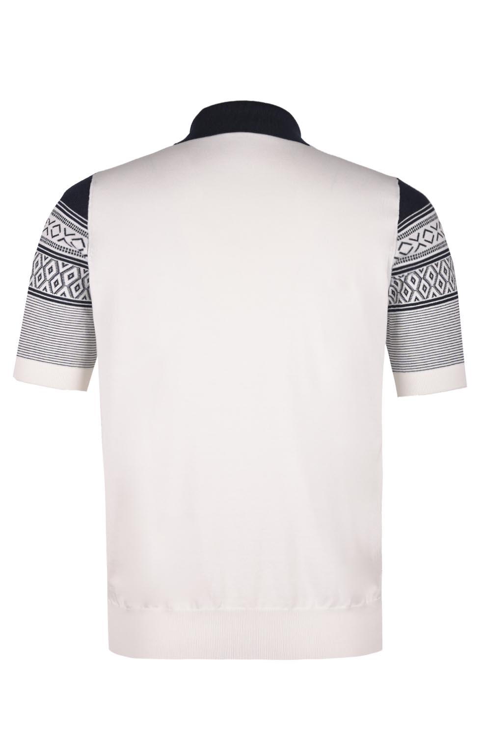 Поло из смеси шёлка и хлопка