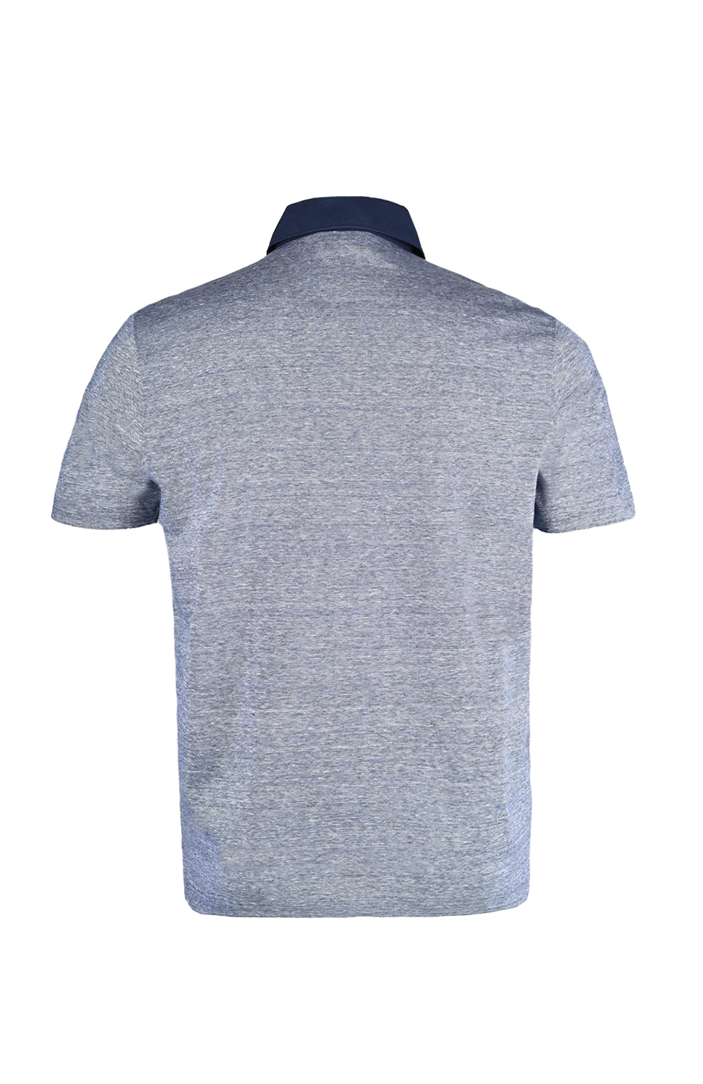 Поло с рубашечным хлопковым воротником