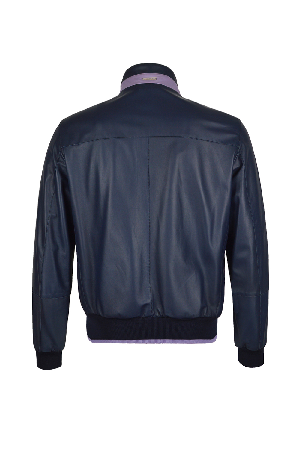 Кожаная куртка-бомбер