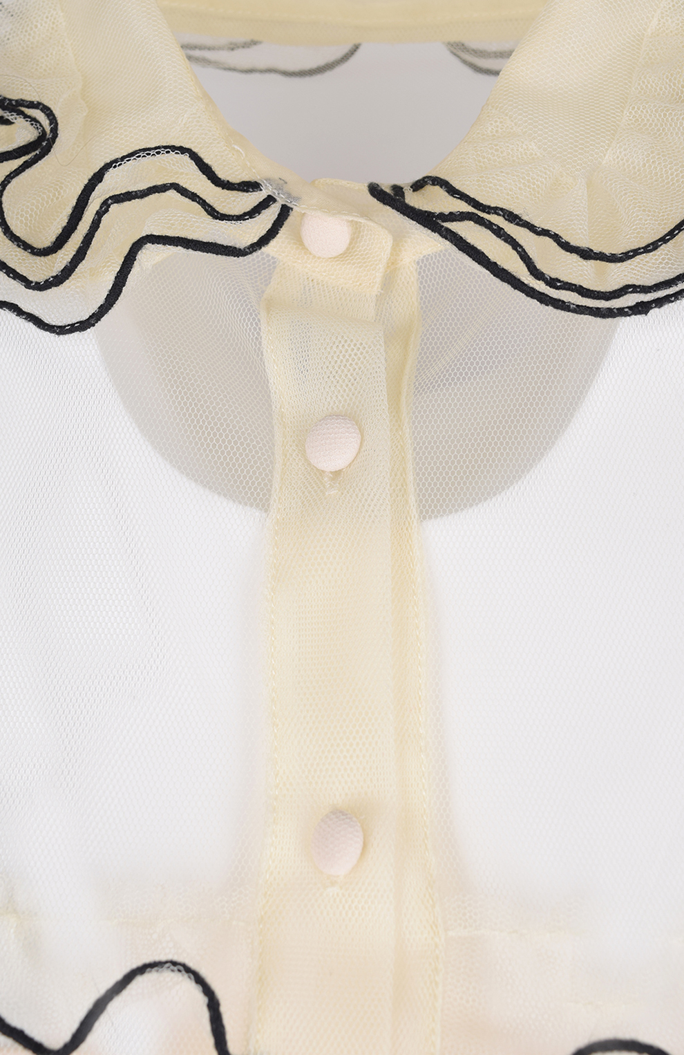 Блузка из тюля с оборками