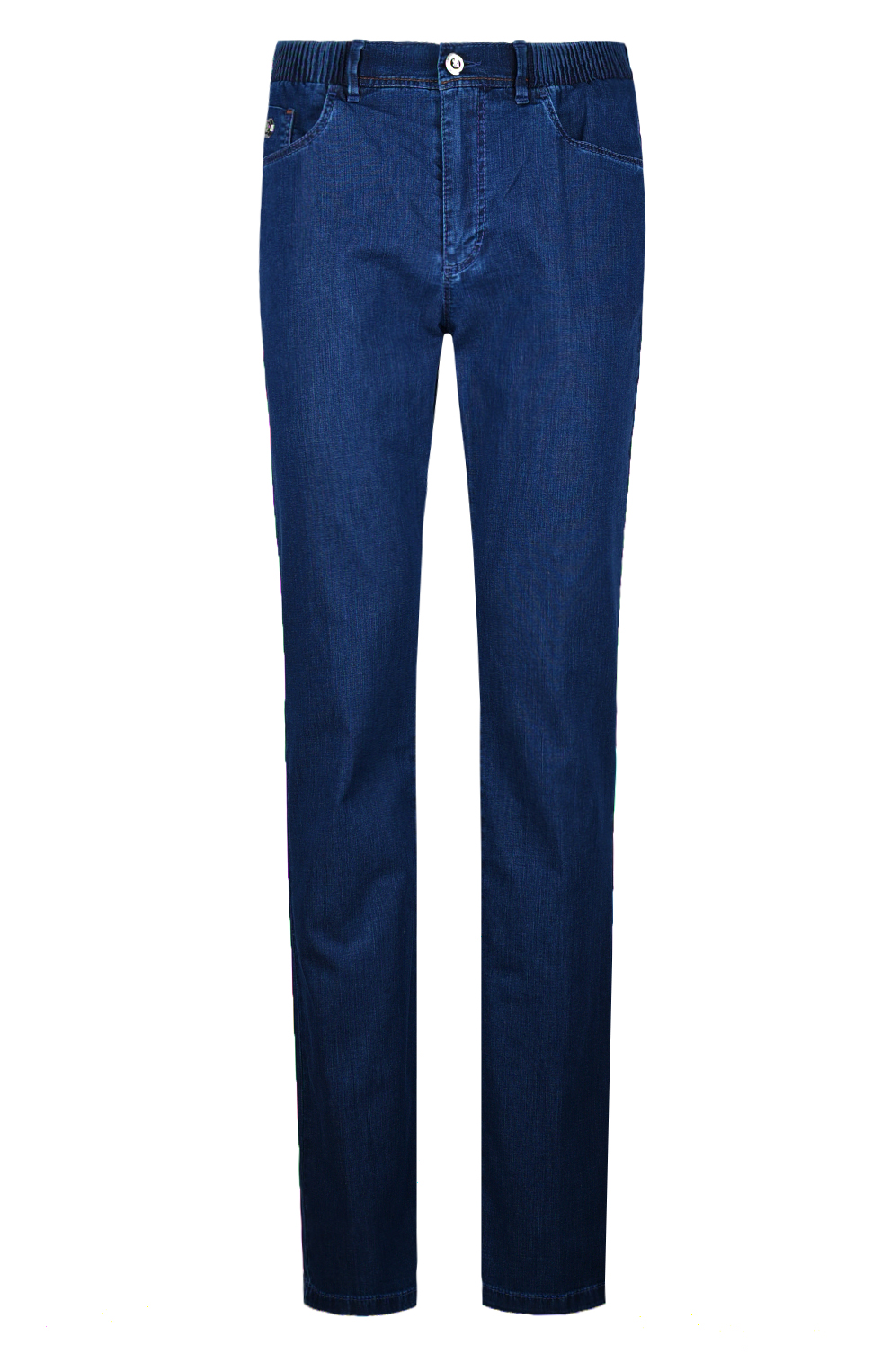 Джинсы с полуэластиным поясом