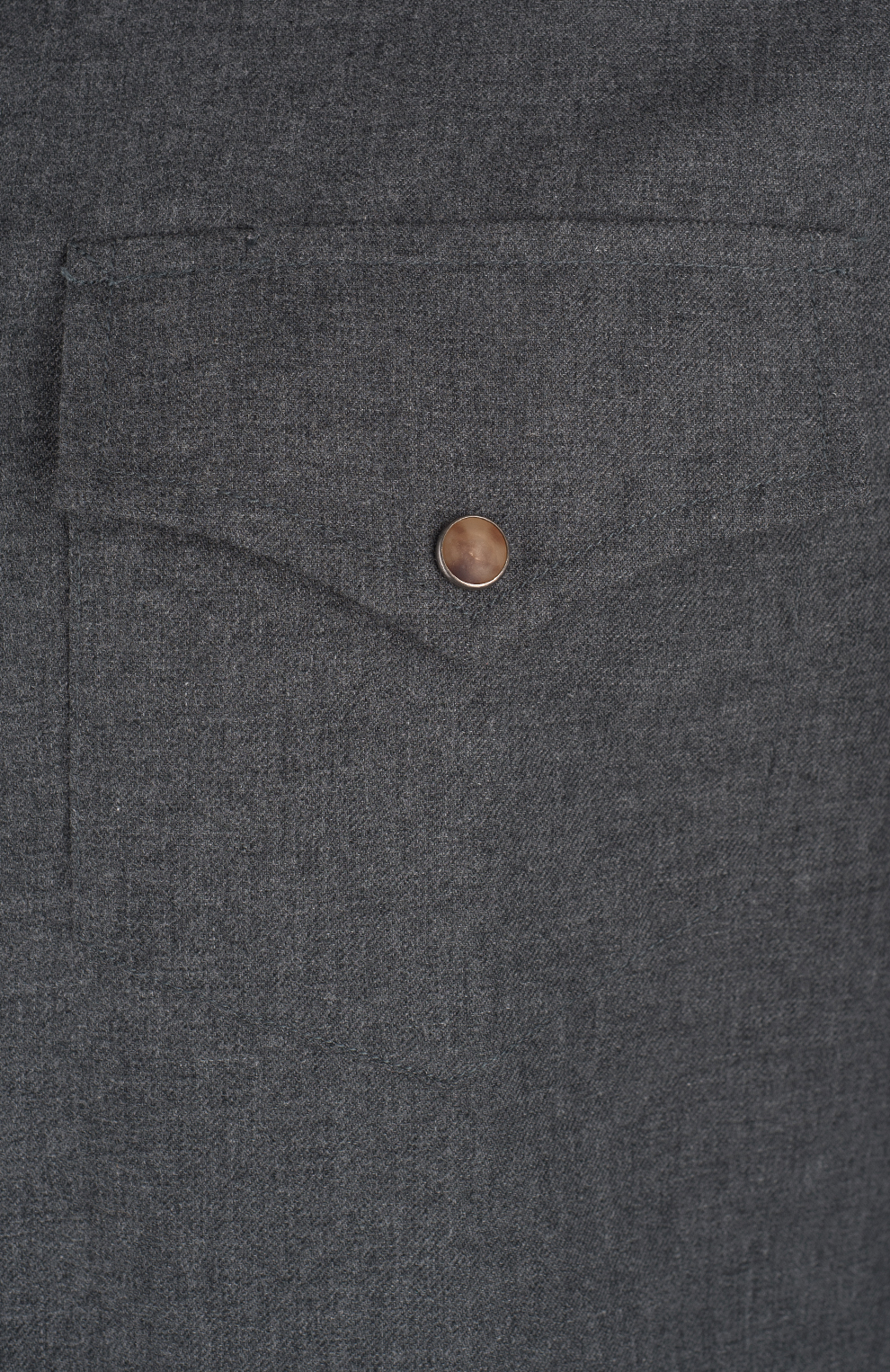 Хлопковая рубашка с накладными карманами