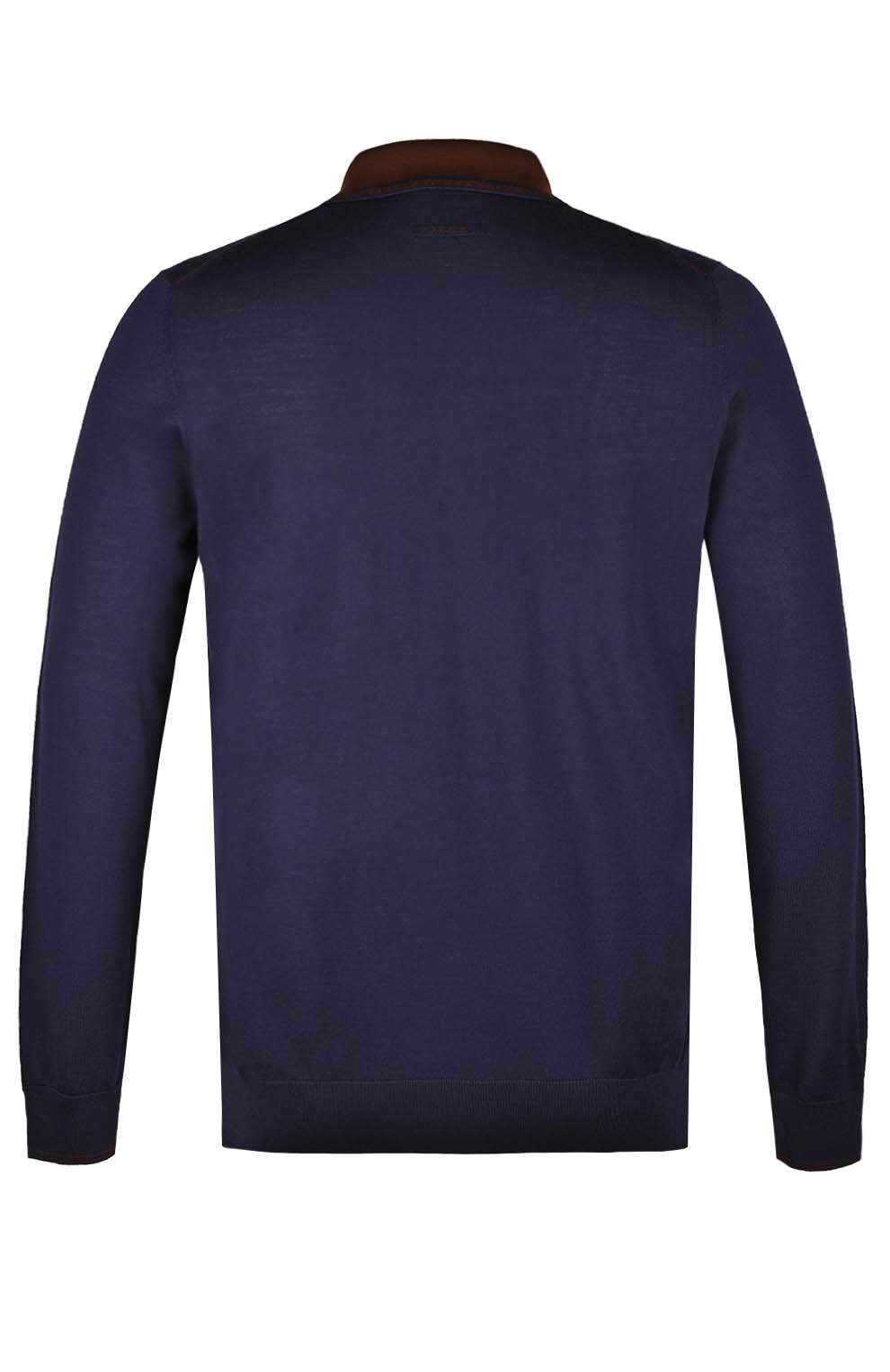 Поло из смеси шерсти, шёлка и кашемира