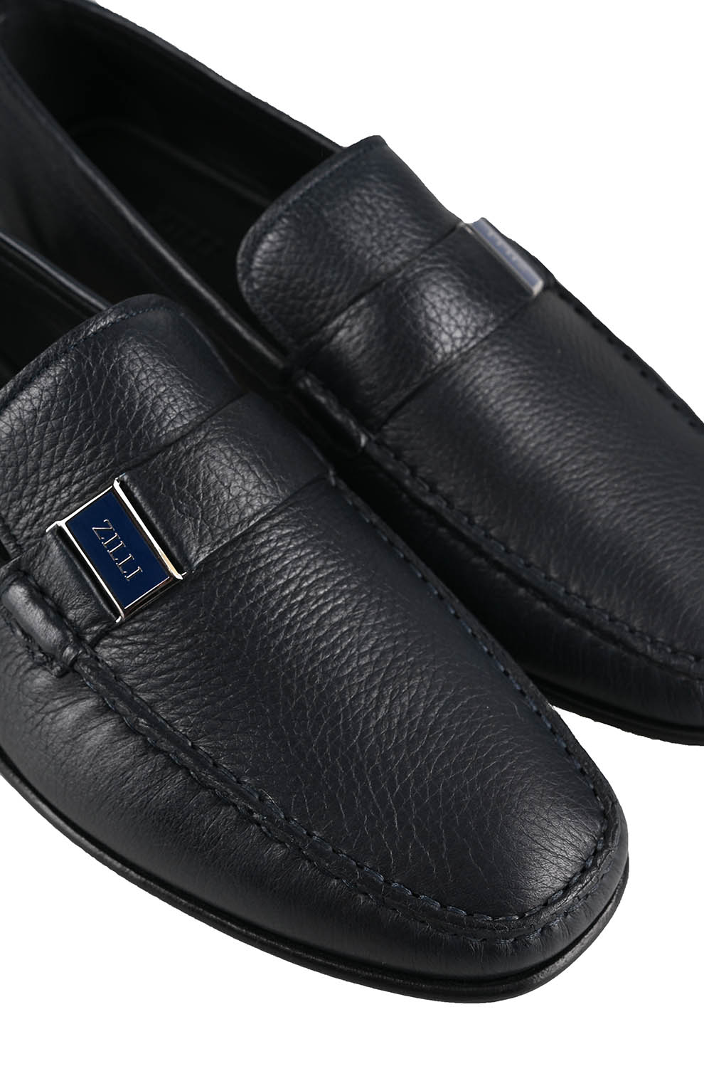 Кожаные мокасины