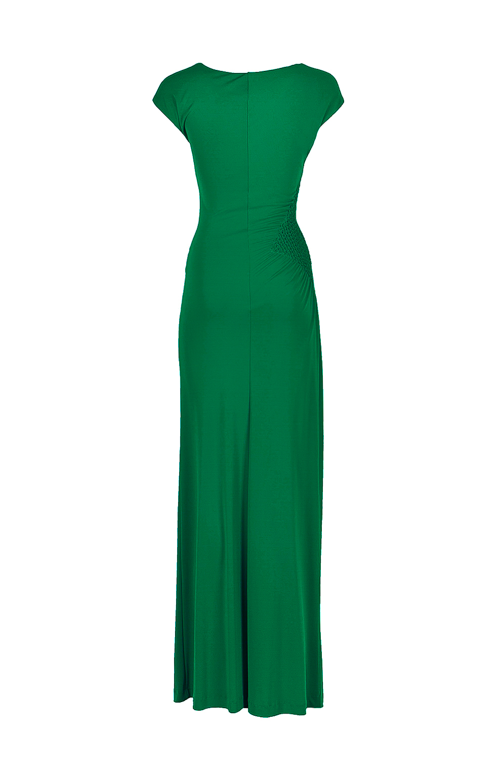 Однотонное платье-макси