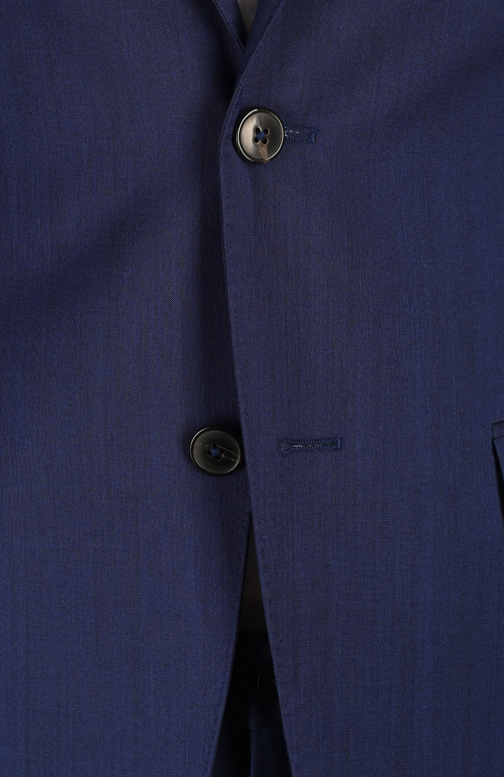 Шерстяной однобортный костюм