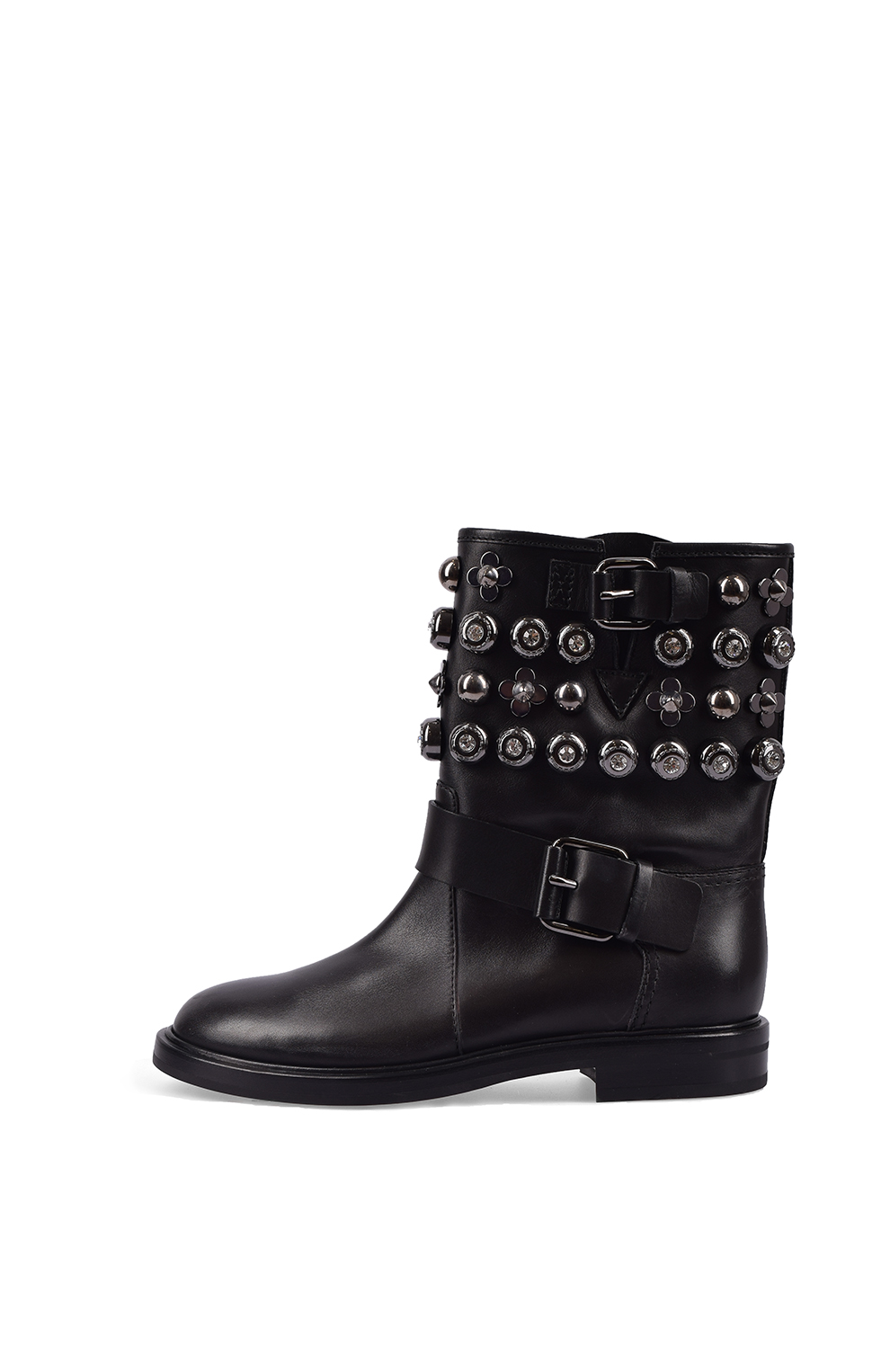 Ботинки с декором из страз
