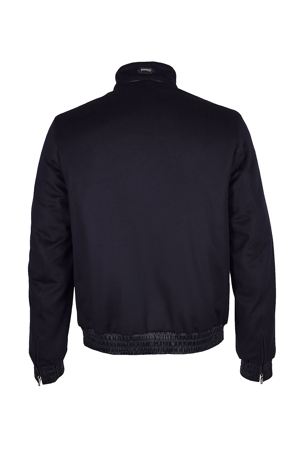 Кашемировый утепленный бомбер на молнии