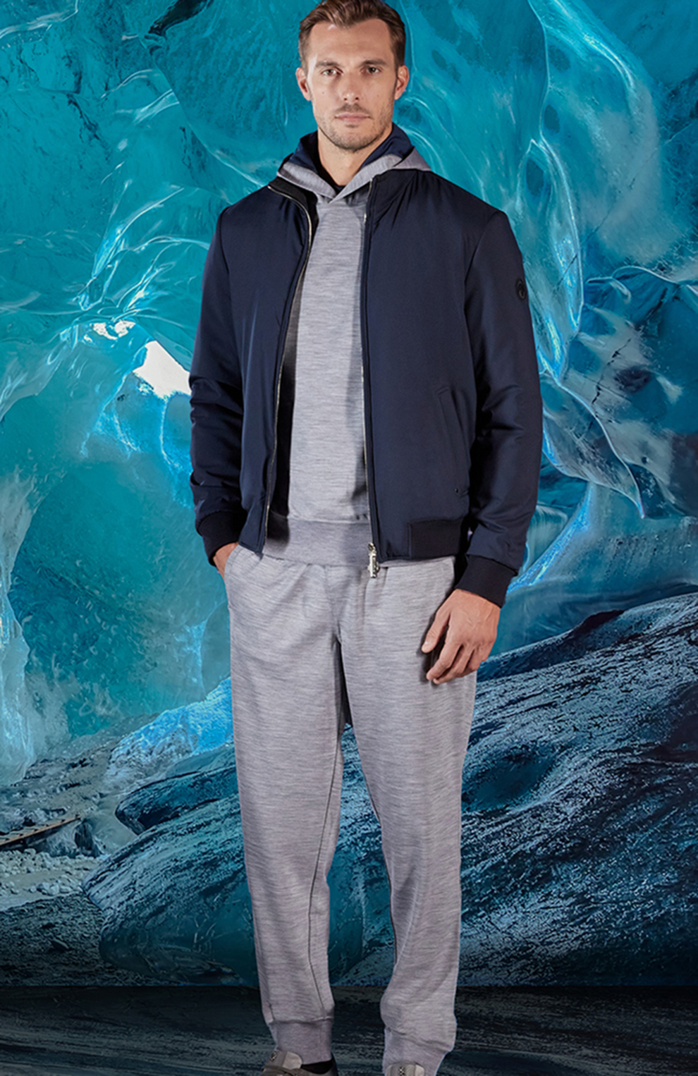 Утеплённая куртка-блузон