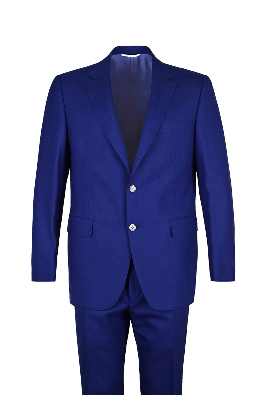 Однотонный шерстяной костюм