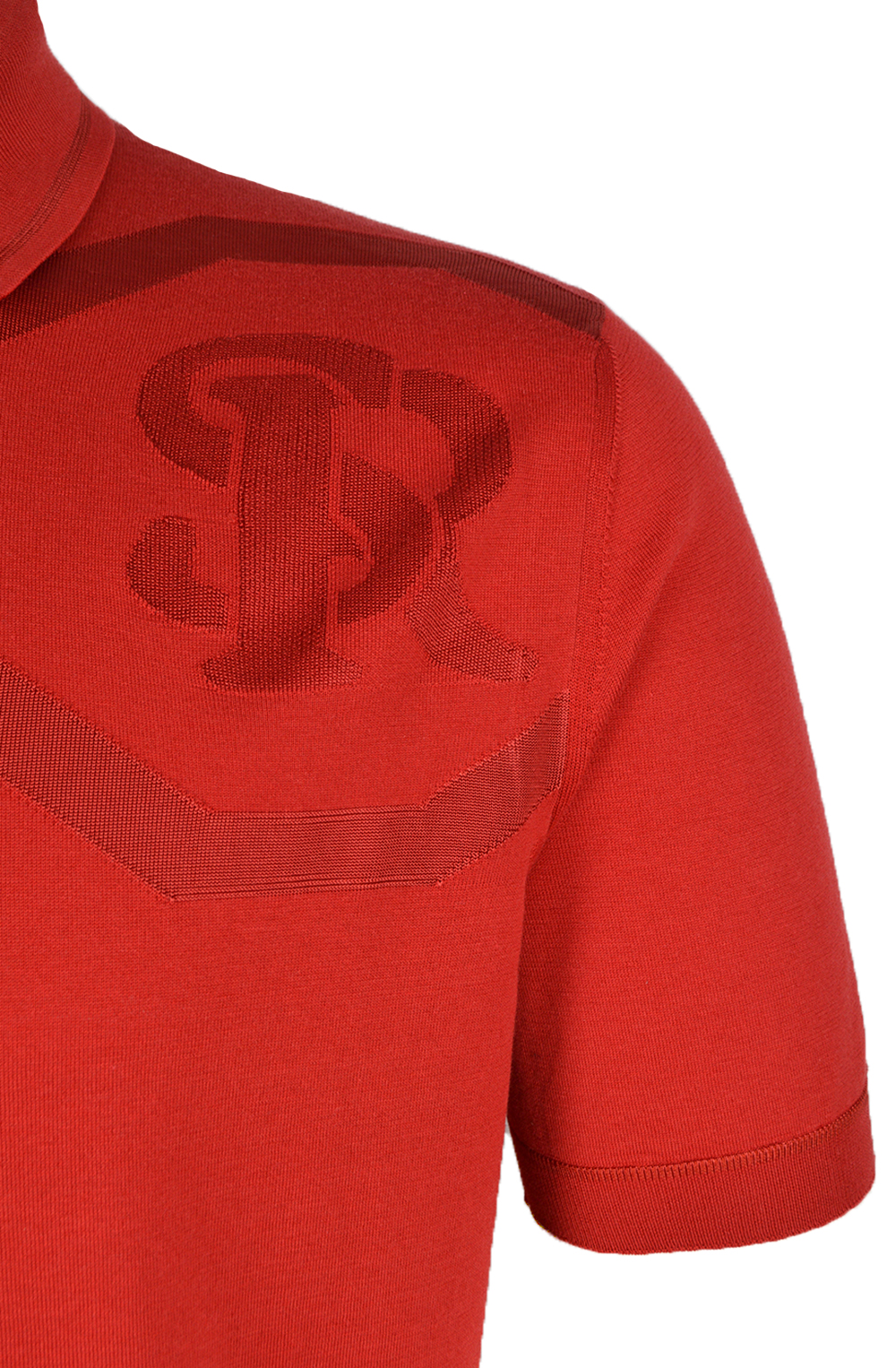 Поло из смеси хлопка и шёлка