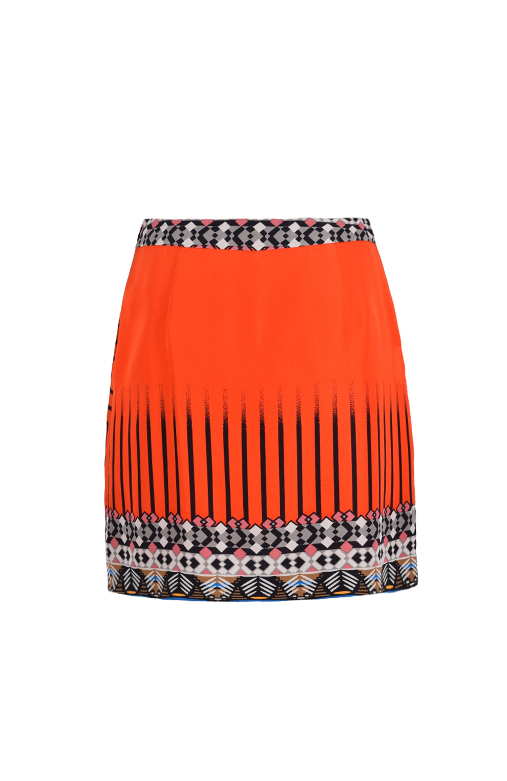 Шорты-юбка с принтом