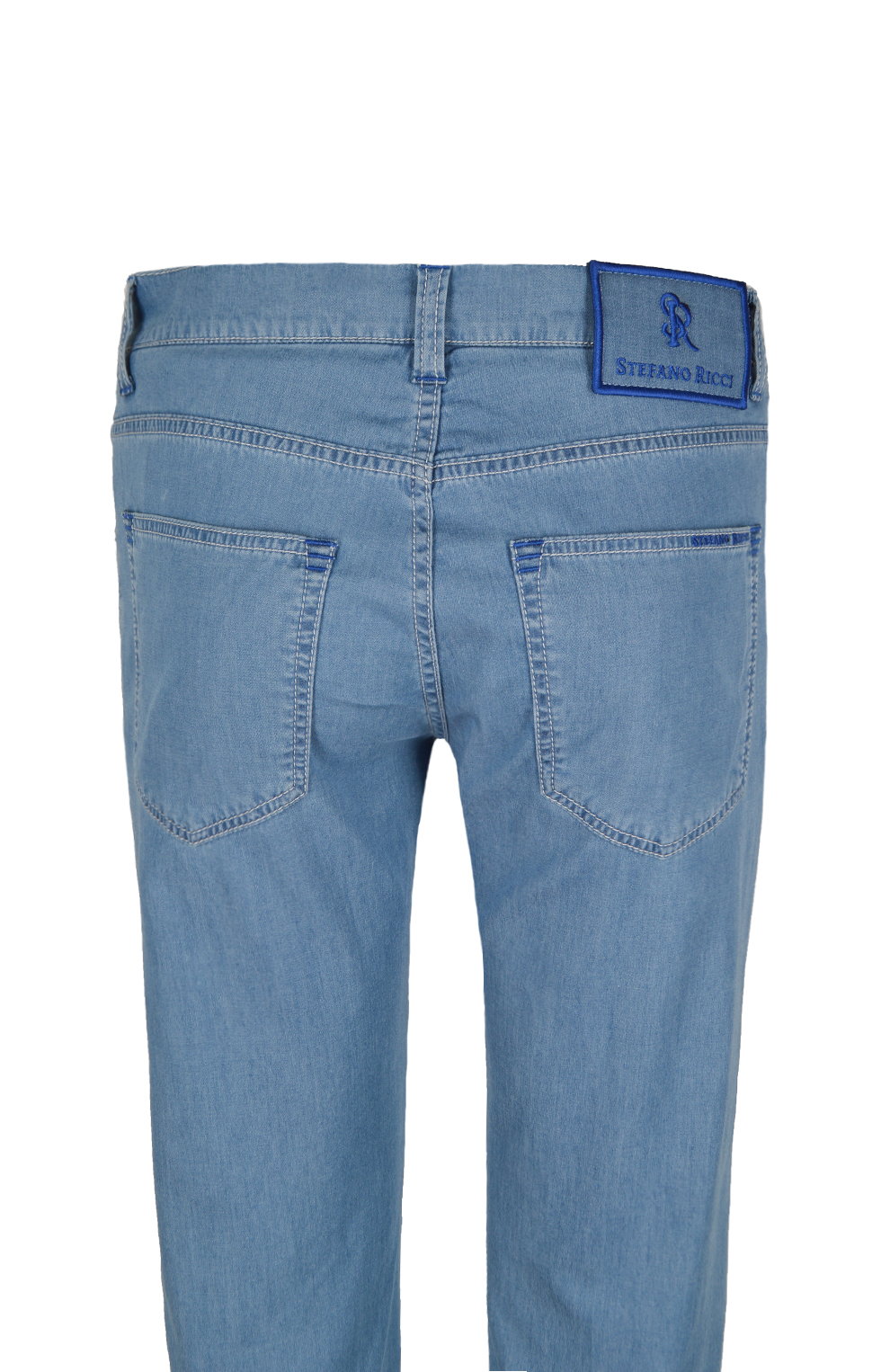 Джинсы с эластичным поясом