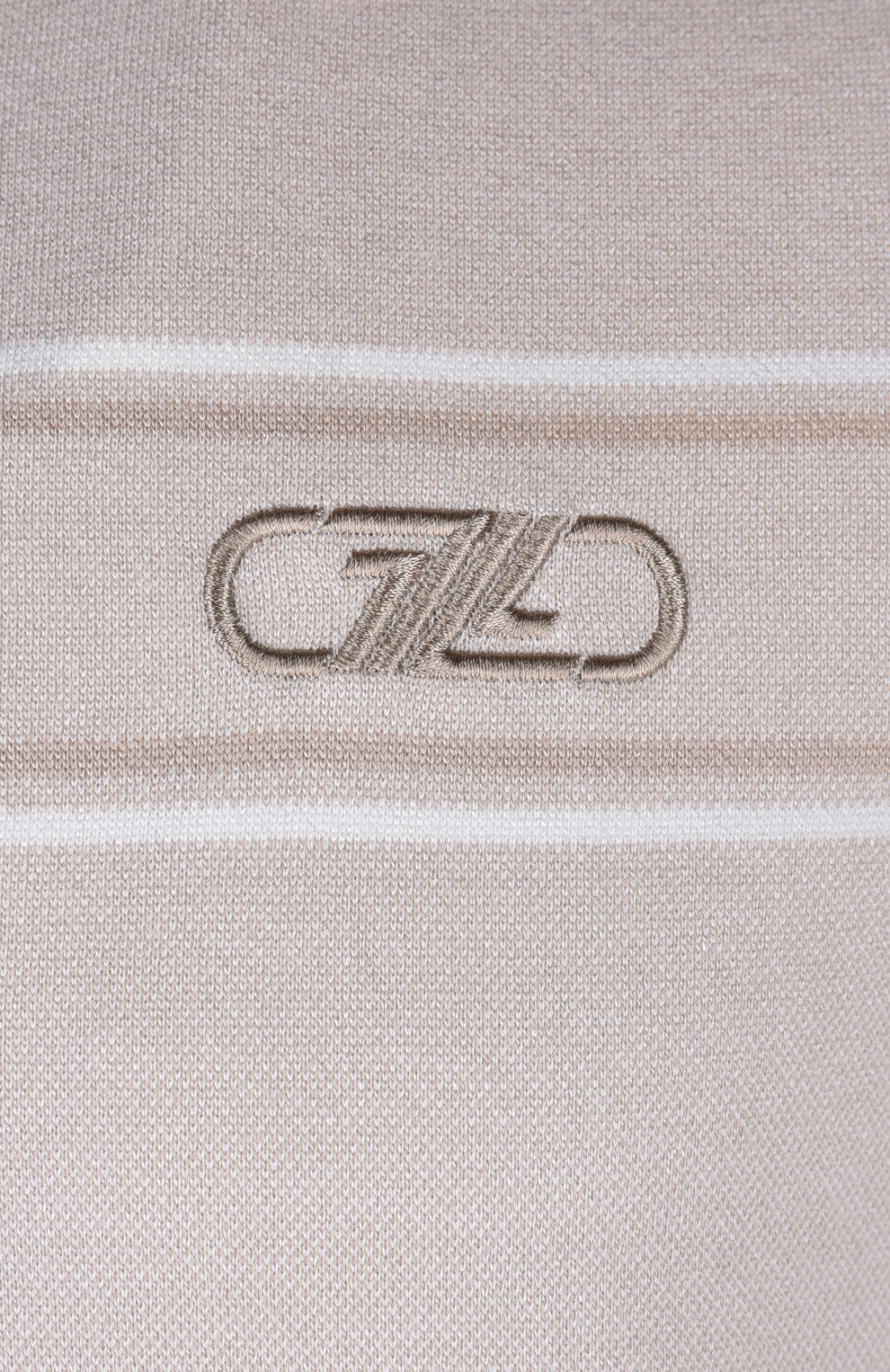 Поло из смеси шёлка и хлопка