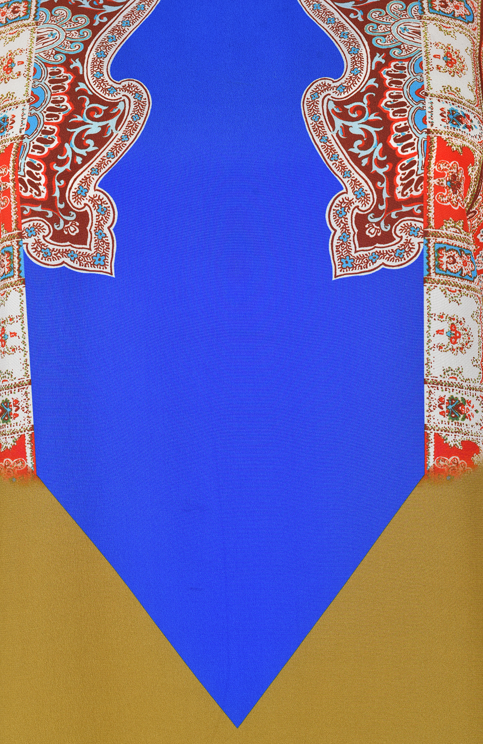 Шёлковое платье с принтом