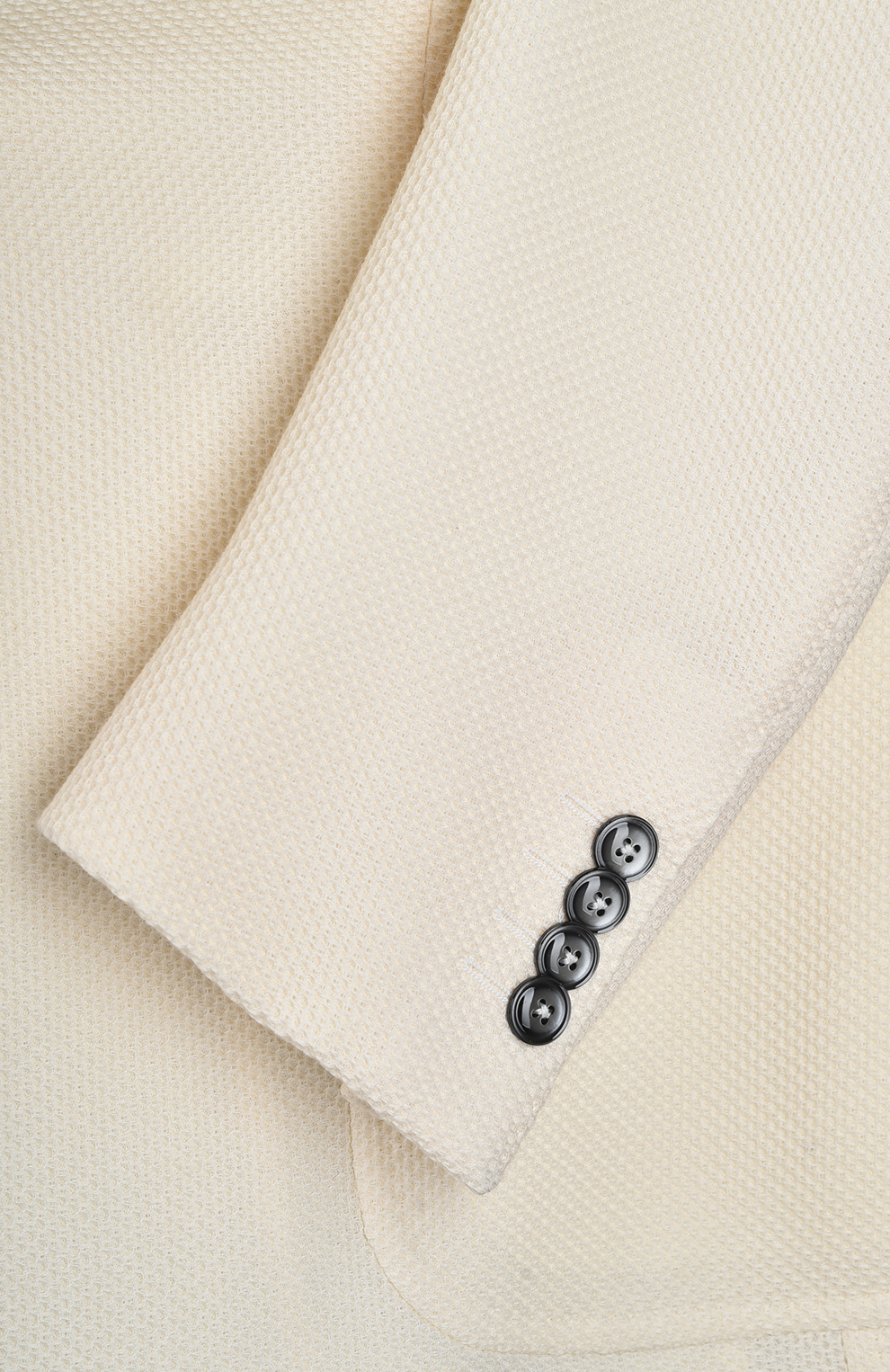 Однобортный пиджак из смеси шерсти и хлопка