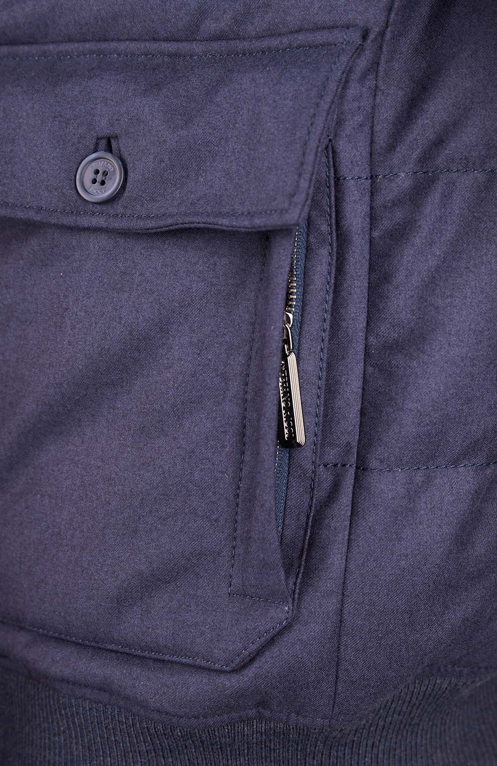 Стёганая куртка из шерсти