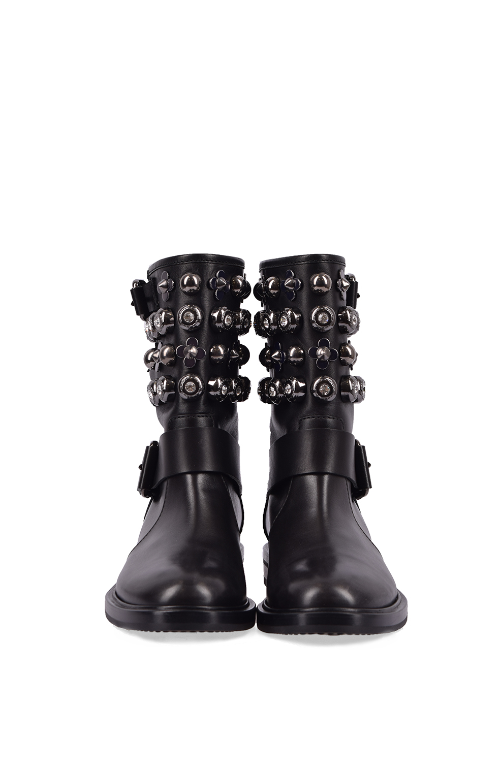 Ботинки с декором из страз